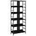 Libreria Rovere nero 78,5 x 33 x 188,5 cm metallo PB - Foto miniatura 1