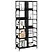Libreria Rovere nero 78,5 x 33 x 188,5 cm metallo PB - Foto miniatura 2