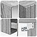 Set di Armadi da Bagno 5 pcs Sonoma grigio 40 x 10,5 x 60,5 cm - Foto miniatura 8