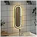 Specchio da Bagno LED 40x15 cm Ovale - Foto miniatura 3