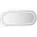 Specchio da Bagno LED 40x15 cm Ovale - Foto miniatura 4