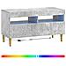 Mobile TV LED Grigio Cemento Legno ingegnerizzato - Foto miniatura 3