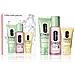 3 Step System per pelle tipo 3 da normale ad oleosa liquid facial soap 50 ml clarifying lotion 100 ml drammatically different moisturizing gel 30 ml - Foto miniatura 2