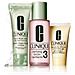 3 Step System per pelle tipo 3 da normale ad oleosa liquid facial soap 50 ml clarifying lotion 100 ml drammatically different moisturizing gel 30 ml - Foto miniatura 5