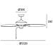 Leds-c4 30-4398 J7-j7-ventilatore Phuket: Rame Marrone - Foto miniatura 7