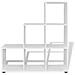 Libreria Scalare / Scaffale Espositore 107 cm Bianco - Foto miniatura 3