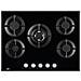 Piano Cottura HILW 75222 S a Gas 5 Fuochi Gas Colore Nero - Foto miniatura 2