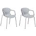 Set Di 2 Sedie Da Pranzo In Colore Grigio Elbert - Foto miniatura 9