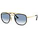 Occhiali Da Sole Ray Ban 3648m 91673f Marshal Oro Sfumati Cal 52 - Foto miniatura 1