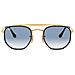 Occhiali Da Sole Ray Ban 3648m 91673f Marshal Oro Sfumati Cal 52 - Foto miniatura 3