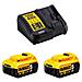 Dcb 115 P2 Starter Pack Con Caricatore + 2x Batterie Dcb 184 5,0 Ah - Foto miniatura 3