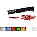Electric Confetti Cannon 50cm, Red Metallic - Foto miniatura 2