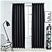 Tende Oscuranti Con Ganci 2 Pz Nere 140x175 Cm - Foto miniatura 1