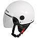 Casco Jet Demi Scooter Moto Omologato Ece 22 Visiera Antigraffio Bianco S - Foto miniatura 4