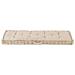Cuscino Per Pallet E Pavimento In Cotone 120x40x7 Cm Beige - Foto miniatura 4