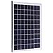 Pannello Solare Fotovoltaico Monocristallino Da 10w Con Pinze A Morsa - Foto miniatura 1