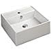 Lavabo Da Appoggio Ceramica Bianco Lavandino Lavello Arredo Bagno 2 Misure *** Misure : 46x46x16 Cm - Foto miniatura 1