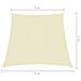Parasole a Vela in Tela Oxford a Trapezio 2/4x3 m Crema - Foto miniatura 6