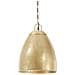 Lampada A Sospensione Industriale 25 W Ottone Rotonda 32 Cm E27 - Foto miniatura 4