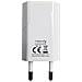 Caricatore USB 1A Compatto Spina Europea Bianco IPW-USB-ECWW - Foto miniatura 3
