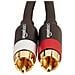 PBH-20216 1.22m 2 x RCA 2 x RCA Nero, Oro, Rosso, Bianco cavo audio - Foto miniatura 1