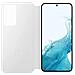 Smart Clear View Cover White Galaxy S22 - Foto miniatura 4