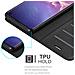 Custodia Compatibile Con Samsung Galaxy S10 In Nero Carbone - Coperchio Protettiva Con Chiusura Magnetica, Funzione Stand E Tasca Per Le Carte - Foto miniatura 5