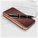 Custodia Samsung Galaxy S22 Design A Specchio Traslucido Stand Rose Gold - Foto miniatura 2