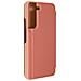 Custodia Samsung Galaxy S22 Design A Specchio Traslucido Stand Rose Gold - Foto miniatura 3