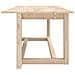 Tavolino da Salotto 110x55x45 cm Legno Massello di Pino - Foto miniatura 5