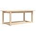 Tavolino da Salotto 110x55x45 cm Legno Massello di Pino - Foto miniatura 1