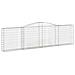 Cesti Gabbioni Ad Arco 4 Pz 400x30x100/120 Cm Ferro Zincato - Foto miniatura 3