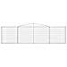 Cesti Gabbioni Ad Arco 4 Pz 400x30x100/120 Cm Ferro Zincato - Foto miniatura 5