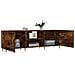 Mobile Porta Tv Rovere Fumo 150x30x50 Cm In Legno Multistrato - Foto miniatura 4