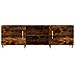 Mobile Porta Tv Rovere Fumo 150x30x50 Cm In Legno Multistrato - Foto miniatura 5