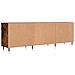 Mobile Porta Tv Rovere Fumo 150x30x50 Cm In Legno Multistrato - Foto miniatura 8