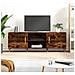 Mobile Porta Tv Rovere Fumo 150x30x50 Cm In Legno Multistrato - Foto miniatura 1