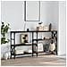 Tavolino Consolle Rovere Marrone 150x29x76,5 Legno Multistrato - Foto miniatura 1
