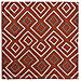 Fodera Per Cuscino Dkd Home Decor Terracotta Geometrico 50 X 1 X 50 Cm - Foto miniatura 1