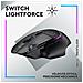 Mouse G502 X Gaming PLUS Ottico 13 Tasti 25600 DPI Colore Nero - Foto miniatura 3