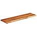 Mensola A Muro 70x20x3,8cm Rettangolare Legno Acacia Bordi Vivi - Foto miniatura 3