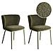 Set Di 2 Sedie Da Pranzo Mina Ii Verde Scuro - Foto miniatura 2