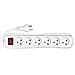 Power Strip 6 Outlets 3m White - With On/of Switch And Child - Protection - Warranty: 300m - Foto miniatura 1