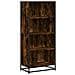Libreria Rovere Fumo 60x35x139 Cm In Truciolato - Foto miniatura 2