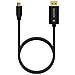 A109-0686 cavo e adattatore video 0,8 m USB tipo-C DisplayPort Nero - Foto miniatura 3