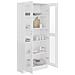 Armadietto Vetrina Bianco 82,5x30,5x185 Cm Legno Multistrato - Foto miniatura 3