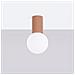 Lampada Da Soffitto Halo Moka Ip44 Sl. 1733 - Moderno Lampada Da Soffitto Moka 21x12x12 Cm - Foto miniatura 2