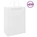 Sacchetti di Carta 250 pz con Manici Bianchi 32x17x44 cm - Foto miniatura 1
