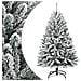 Lusso Casadino -  Albero Natale Artificiale Incernierato Con Neve Fioccata 150 Cm - Foto miniatura 2
