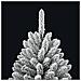 Lusso Casadino -  Albero Natale Artificiale Incernierato Con Neve Fioccata 150 Cm - Foto miniatura 5